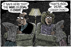 THE WAR ON COAL IS OVER by Monte Wolverton