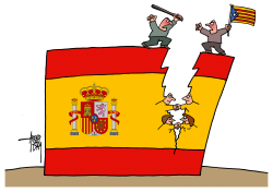 SPAIN DIVIDED OR UNITED by Arend Van Dam