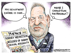 HARVEY WEINSTEIN AND SEXUAL ASSAULTS  by Dave Granlund