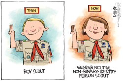 PERSON SCOUT by Rick McKee