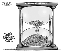 CHIP FUNDING COUNTDOWN BW by John Cole