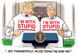 TRUMP AND MCCONNELL HAVE MEETING OF THE MINDS by R.J. Matson