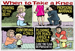 WHEN TO TAKE A KNEE by Monte Wolverton