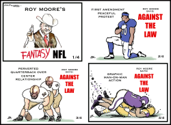 ROY MOORE FANTASY NFL by J.D. Crowe