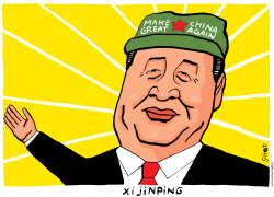 CHINESE PARTY LEADER XI JINPING by Schot
