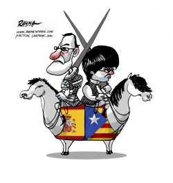 CATALONIA VS SPAIN by Rayma Suprani