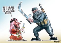 SAUDI ARABIA PROMISE A RETURN TO MODERATE ISLAM by Sabir Nazar