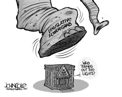 LOCAL NC COURTS AND THE LEGISLATURE BW by John Cole