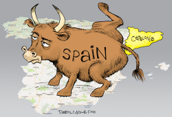 CATALONIA AND SPAIN by Daryl Cagle