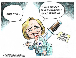 HILLARY AND DNC RIGGING  by Dave Granlund