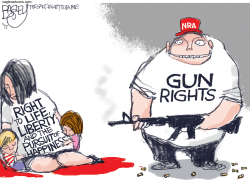 GUN RIGHTS  by Pat Bagley