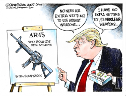 GUNS AND VETTING  by Dave Granlund