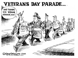 VETERANS AND RESPONDERS by Dave Granlund