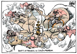 SHIFT OF POWER IN SAUDI ARABIA by Jos Collignon