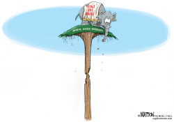 Republicans Stand On Collapsing Moral High Ground by RJ Matson