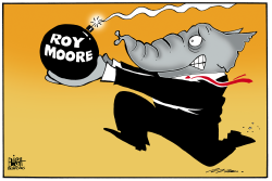 ROY MOORE AND REPUBLICANS,  by Randy Bish