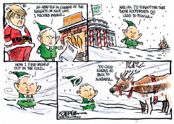 MEANWHILE IN THE NORTH POLE by Jeff Koterba