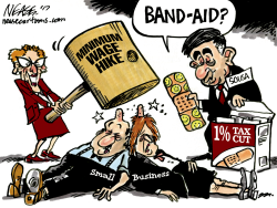 BAND AID by Steve Nease