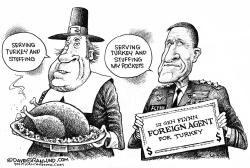 TURKEY AND STUFFING by Dave Granlund