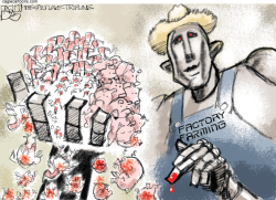 FACTORY FARMERS by Pat Bagley