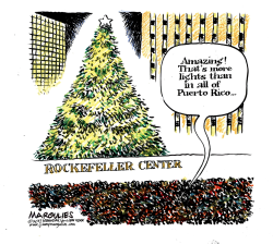 ROCKEFELLER CENTER CHRISTMAS TREE  by Jimmy Margulies