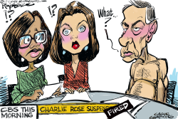 CHARLIE ROSE by Milt Priggee