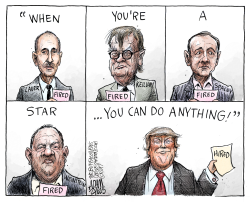LAUER AND KEILLOR  by Adam Zyglis