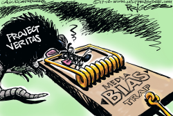PROJECT VERITAS by Milt Priggee
