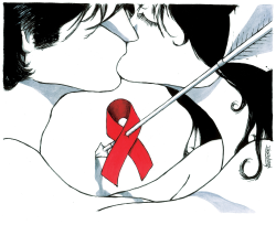 DECEMBER 1ST-WORLD AIDS DAY by Michael Kountouris