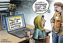 THE END OF NET NEUTRALITY by Patrick Chappatte