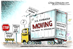 JERUSALEM AND US EMBASSY  by Dave Granlund