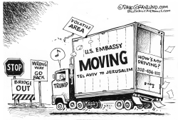 JERUSALEM AND US EMBASSY by Dave Granlund
