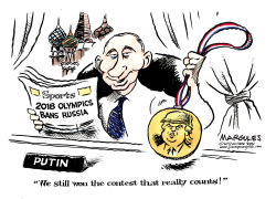 2018 OLYMPICS BAN RUSSIA  by Jimmy Margulies