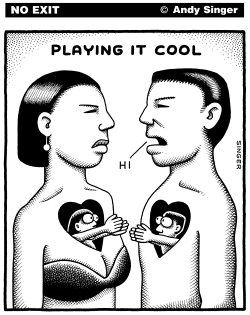 PLAYING IT COOL by Andy Singer