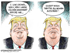 TRUMP AND ACCUSERS  by Dave Granlund