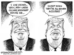 TRUMP AND ACCUSERS by Dave Granlund
