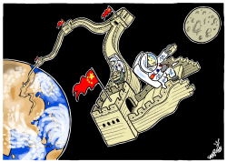 CHINAS LONG MARCH TO THE MOON by Stephane Peray