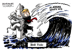 ALABAMA SENATE VOTE COLOR by Jimmy Margulies