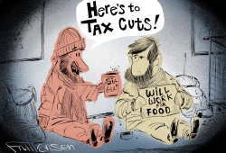 TO TAX CUTS by Frank Hansen