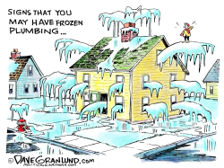 PIPES FROZEN by Dave Granlund