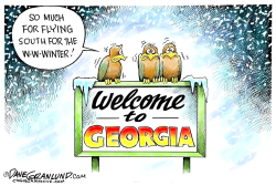 FROZEN SOUTH  by Dave Granlund