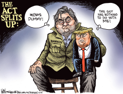 THE ACT SPLITS UP by Kevin Siers
