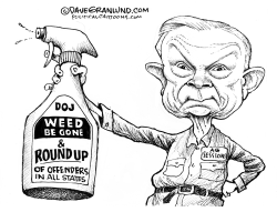 Jeff Sessions and marijuana by Dave Granlund