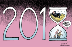 HAPPY 2018 TO THE 1 by Patrick Chappatte