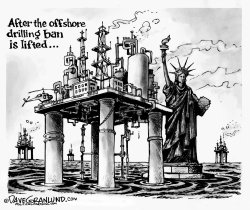 OFFSHORE DRILLING PLAN by Dave Granlund