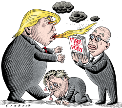 TRUMP BANNON AND WOLFF /  by Osmani Simanca