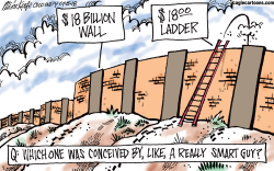 SMART WALL by Mike Keefe