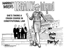 HARRIET MIERS IS LEGALLY BLAND by R.J. Matson