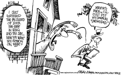 LOCAL CO MAYOR'S RACE by Mike Keefe