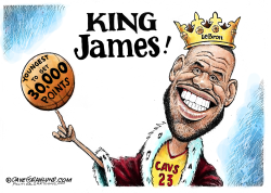 LEBRON YOUNGEST 30000 PTS  by Dave Granlund